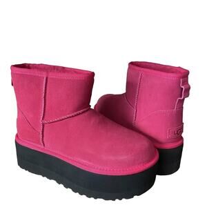 Classic Mini Platform Uggs Limited Edition Fushia New no Box Size 9 Woma…
